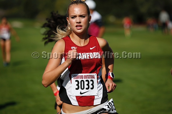 2014StanfordCollWomen-023.JPG - College race at the 2014 Stanford Cross Country Invitational, September 27, Stanford Golf Course, Stanford, California.